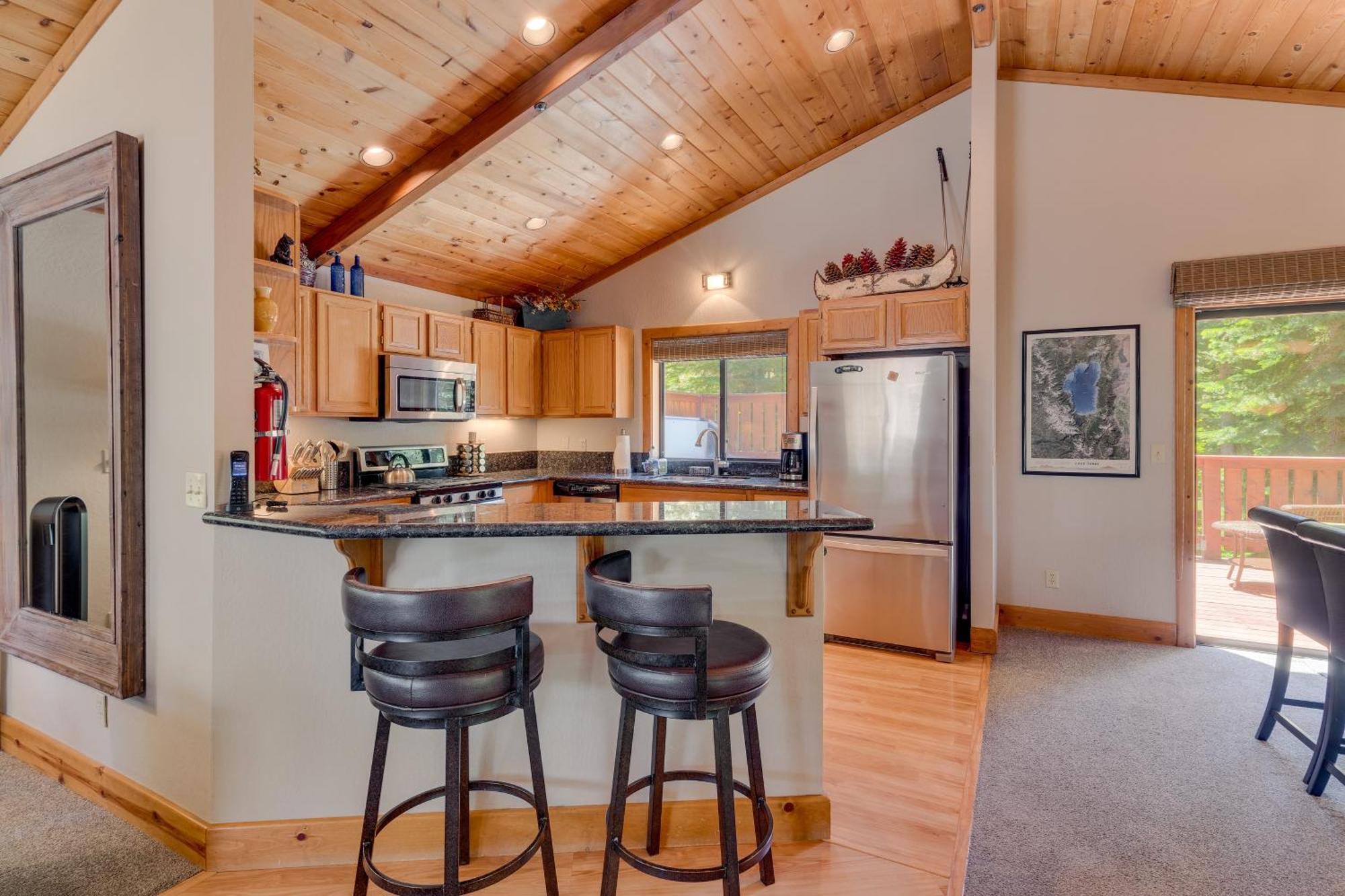 Modern 3Br Tahoe Cabin With Hot Tub Tahoe City Exterior foto